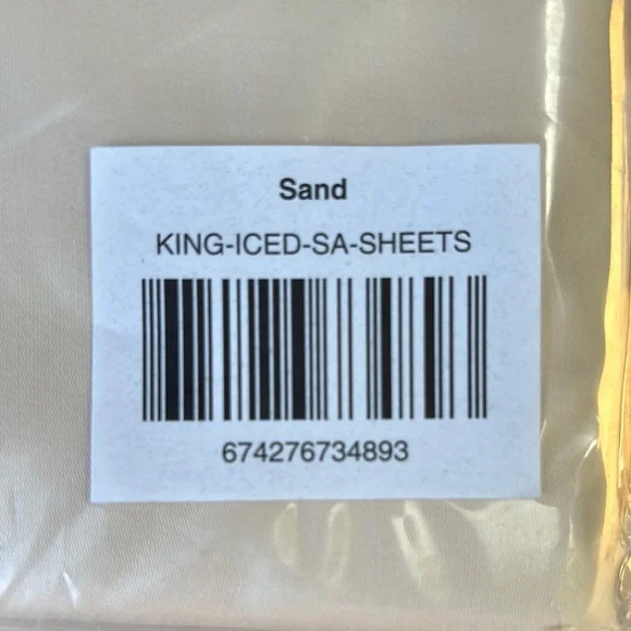 Iced 2.0 Sheet Set - Cream - Picture 2 of 3